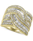 Classique By Effy Diamond Wide-style Ring (1-1/2 Ct. T.w.) In 14k Gold Or White Gold