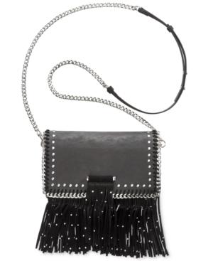 Anna Sui X Inc International Concepts Fringe Embellished Crossbody, Created For Macy's
