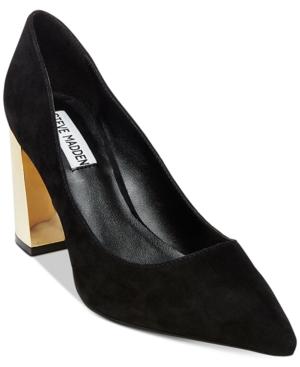 Steve Madden Women's Pointur Pointed-toe Block-heel Pumps