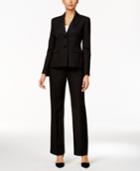 Le Suit Two-button Pique Pantsuit