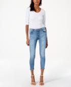 Dl 1961 Florence Cropped Frayed Skinny Jeans