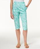 Alfred Dunner Starfish-print Pull-on Pants
