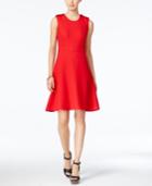 Tommy Hilfiger Epaulet Fit & Flare Dress