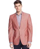 Tommy Hilfiger Trim-fit Blue Chambray Sport Coat