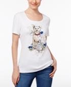 Karen Scott Dog Graphic Top, Only At Macy's