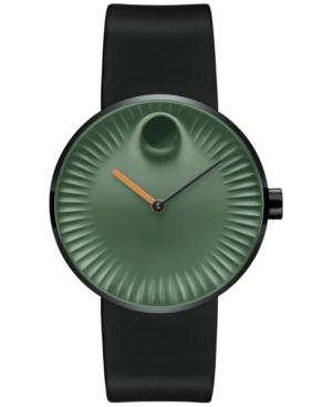 Movado Men's Swiss Edge Black Silicone Strap Watch 40mm 3680041
