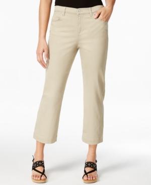 Style & Co. French Birch Wash Cropped Jeans, Only At Macy's