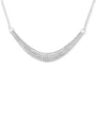 Diamond Five-row Collar Necklace (1/2 Ct. T.w.) In Sterling Silver