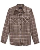 Hurley Pitfire Plaid Flannel Button-front Shirt