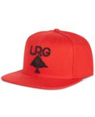 Lrg Men's Embroidered-logo Snapback Hat