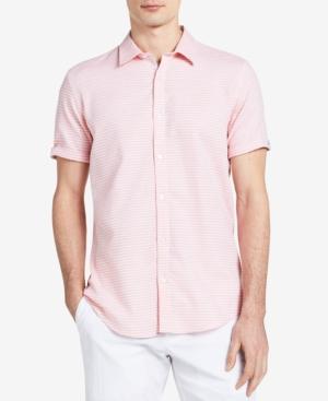 Calvin Klein Men's Dobby Striped Shirt