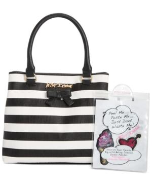 Betsey Johnson Satchel With Patches