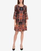 Ny Collection Bell-sleeve A-line Dress