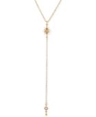 Lucky Brand Gold-tone Double Star Lariat Necklace