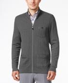 Tasso Elba Men's Big And Tall Full Zip Sweater, Only At Macy's