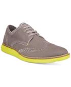 Cole Haan Men's Original Grand Deconstructed Gray Canvas Oxfords Men's Shoes