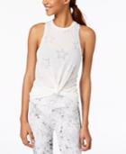 Material Girl Active Juniors' Burnout Tank Top, Created For Macy's