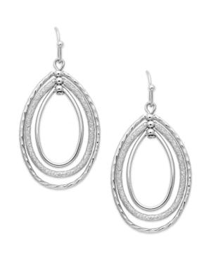 Charter Club Oval Oribital Drop Earrings