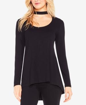 Vince Camuto Mock-neck Choker Top
