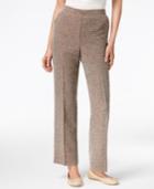 Alfred Dunner Santa Fe Collection Pull-on Checkered Pants