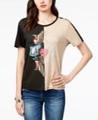 Guess Colorblocked Graphic T-shirt