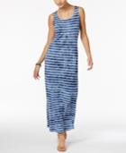 Style & Co Petite Striped Maxi Dress, Only At Macy's