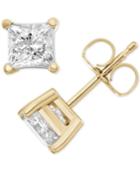 Macy's Star Signature Diamond Stud Earrings (1 Ct. T.w.) In 14k Gold Or White Gold