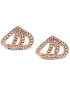 Vince Camuto Crystal Pave Huggy Earrings