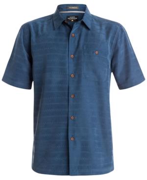 Quiksilver Waterman Men's Geometric Striped Shirt