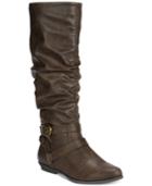 White Mountain Fairfield Wide-calf Boots, Created For Macy's Women's Shoes