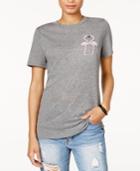 Carbon Copy Embroidered Flamingo T-shirt