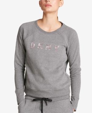 Dkny Sport Cozy-fleece Logo Sweatshirt
