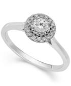 Diamond Ring, 14k White Gold Diamond Engagement Ring (1/3 Ct. T.w.)