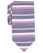 Bar Iii Men's Hoffman Stripe Skinny Tie, Created For Macy's