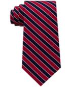 Club Room Men's Stripe Silk Tie, Created For Macy's