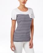 Karen Scott Striped T-shirt, Only At Macy's