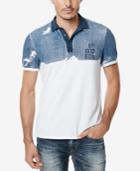 Buffalo David Bitton Men's Nirare Colorblocked Graphic-print Polo