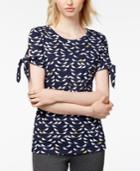 Maison Jules Tie-sleeve Top, Created For Macy's