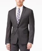 Ryan Seacrest Distinction Grey Solid Modern Fit Jacket