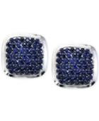 Effy Black Sapphire Cuff Links In Sterling Silver (1-9/10 Ct. T.w.)