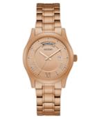 Guess Women's Rose Gold-tone Stainless Steel Bracelet Watch 38mm