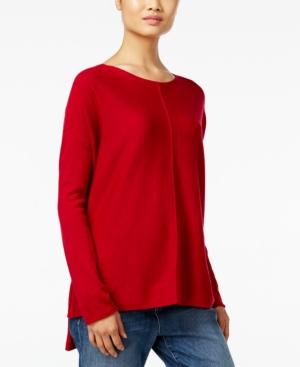 Eileen Fisher Wool Seamed Sweater
