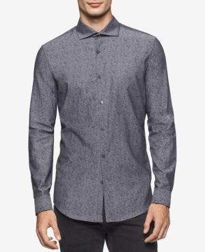 Calvin Klein Men's Watermark Jacquard Shirt