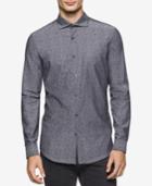 Calvin Klein Men's Watermark Jacquard Shirt