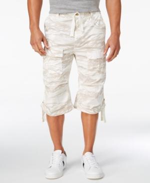 Sean John Men's Camo-print Flight Cargo Shorts