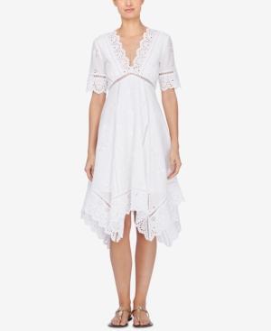 Catherine Malandrino Perry Lace-trim Fit & Flare Dress