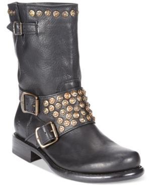 Frye Women's Jenna Studded Short Booties Women's Shoes