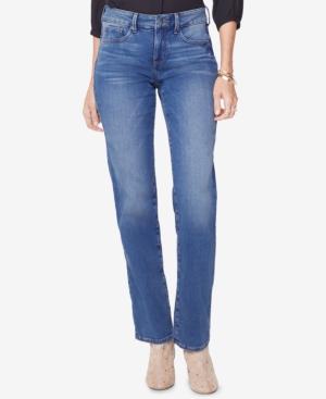 Nydj Marilyn Uplift Tummy-control Straight-leg Jeans