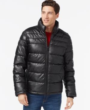 Tommy Hilfiger Faux-leather Quilted Jacket