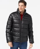 Tommy Hilfiger Faux-leather Quilted Jacket